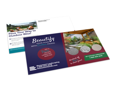 Residential Landscaping Postcard Template m8oon7lm15 preview